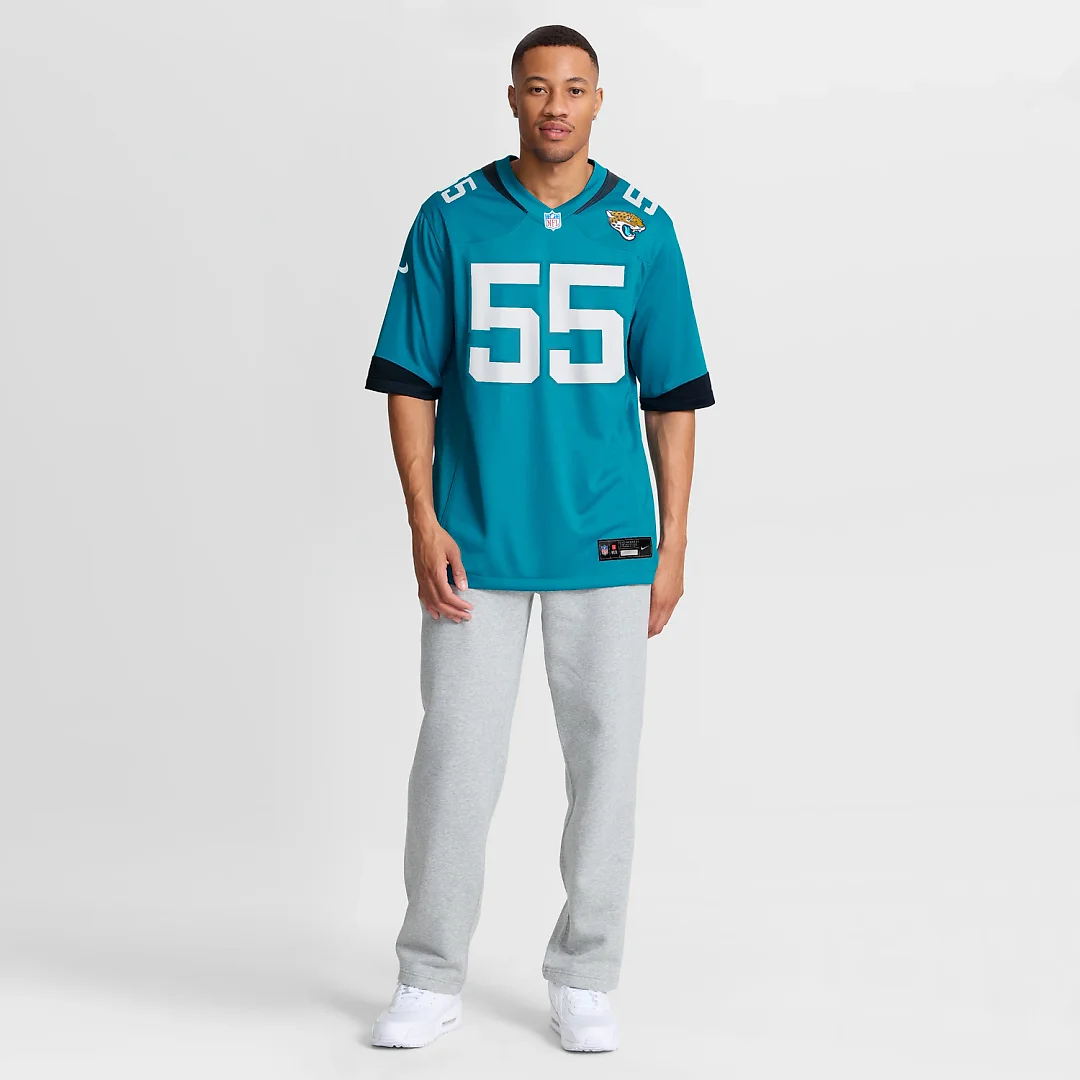 Zennovawear Chuma Edoga Jacksonville Jaguars Team Game Jersey - Teal