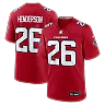 Zennovawear CJ Henderson Atlanta Falcons Team Game Jersey - Red