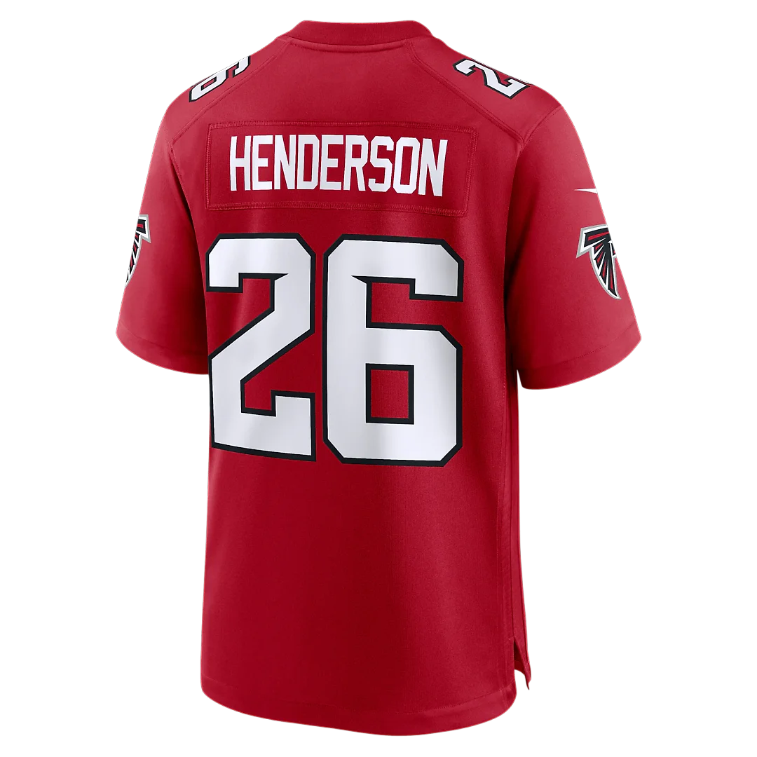 Zennovawear CJ Henderson Atlanta Falcons Team Game Jersey - Red