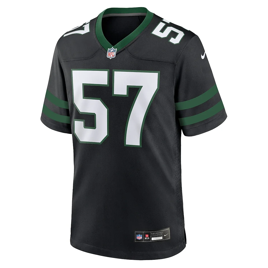 Zennovawear C.J. Mosley New York Jets Alternate Game Jersey - Legacy Black