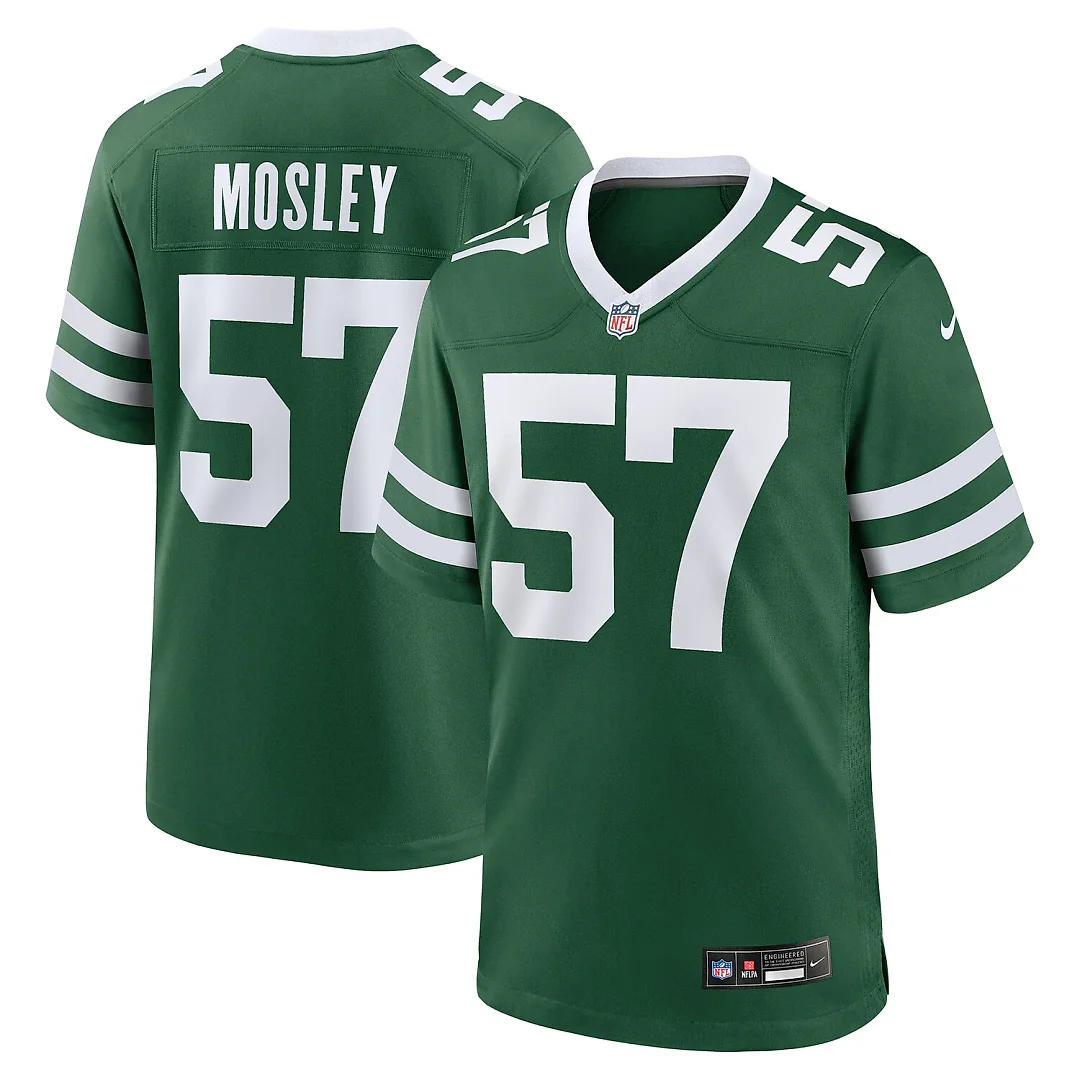 Zennovawear C.J. Mosley New York Jets Team Game Jersey - Legacy Green