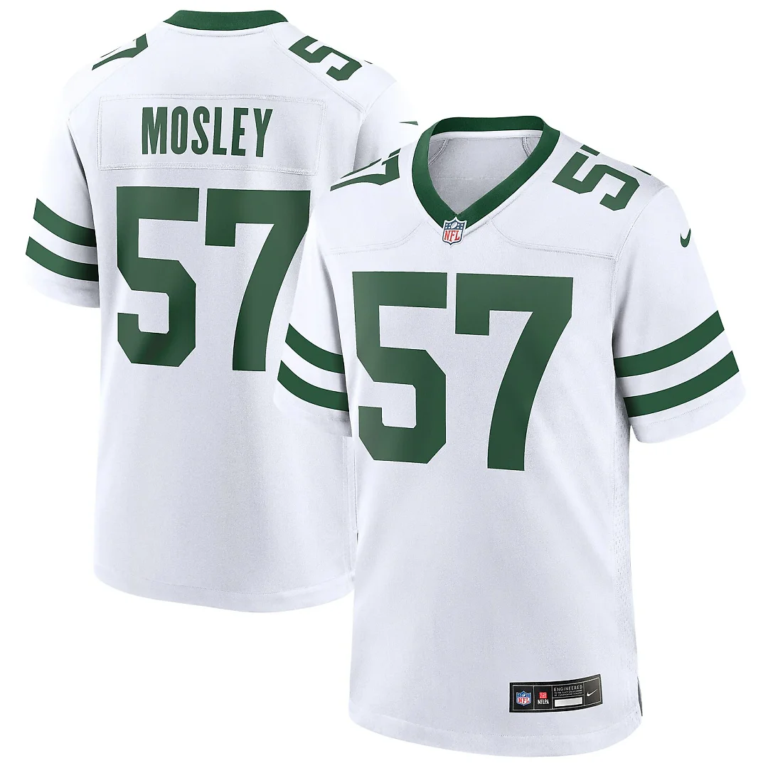 Zennovawear C.J. Mosley New York Jets Game Jersey - Legacy White
