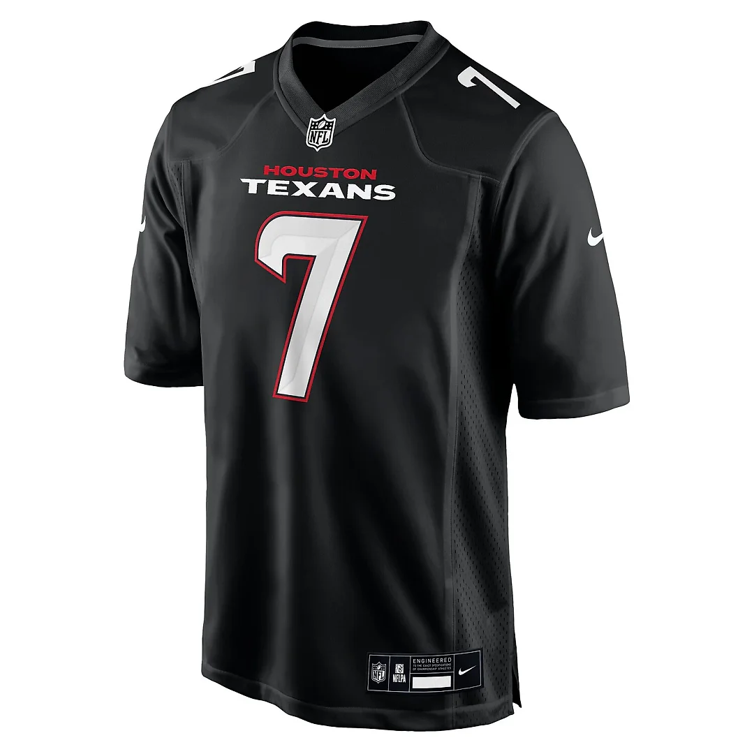 Zennovawear C.J. Stroud Houston Texans Fashion Jersey - Carbon Black