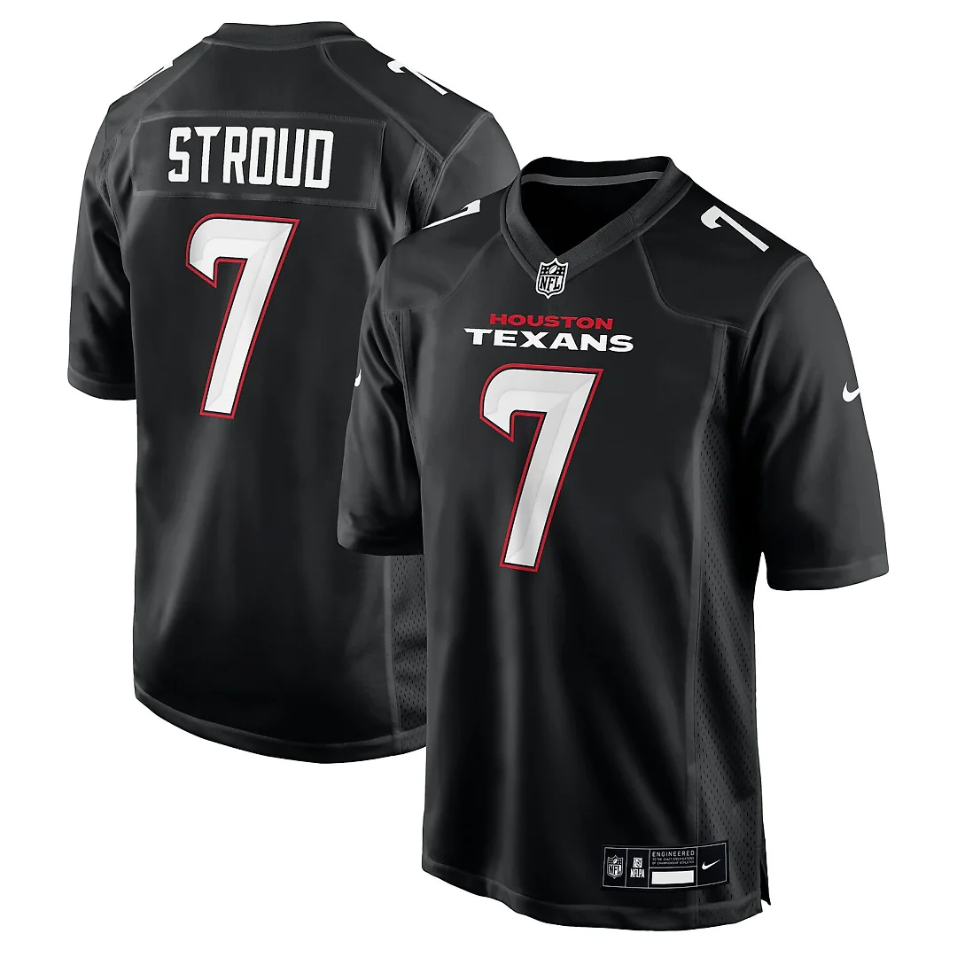Zennovawear C.J. Stroud Houston Texans Fashion Jersey - Carbon Black