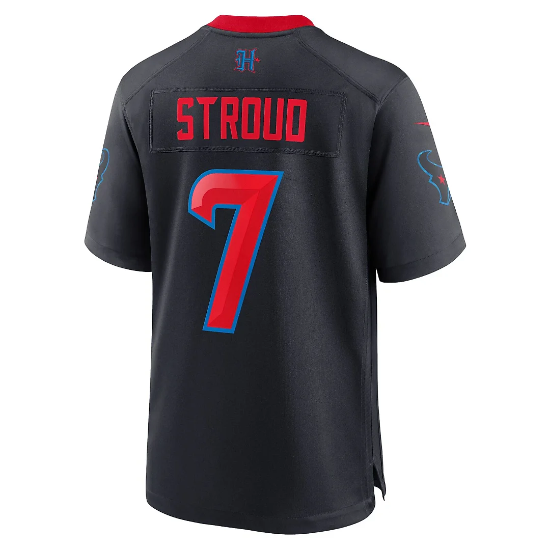 Zennovawear C.J. Stroud Houston Texans 2nd Alternate Game Jersey - Navy
