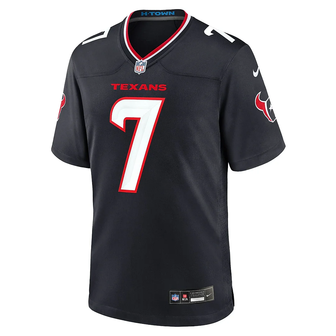 Zennovawear C.J. Stroud Houston Texans Game Jersey - Navy