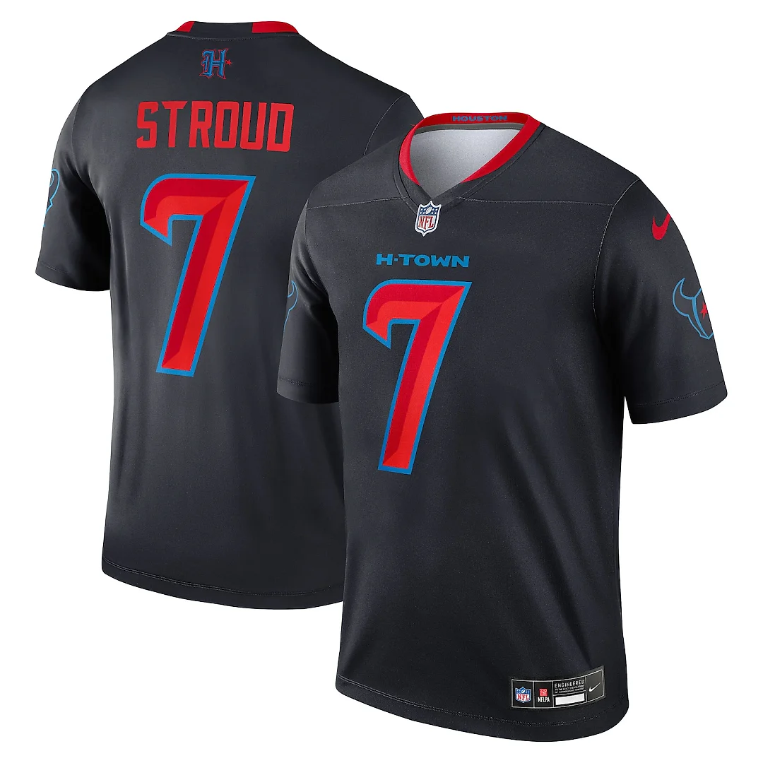 Zennovawear C.J. Stroud Houston Texans Legend Player Performance Top - Navy