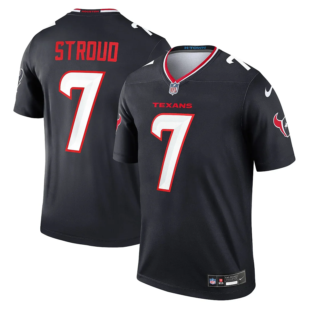 Zennovawear C.J. Stroud Houston Texans Legend Player Performance Top - Navy