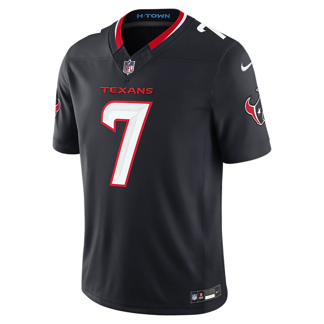 Zennovawear C.J. Stroud Houston Texans Team Vapor FUSE. Stitched Limited Jersey - Navy