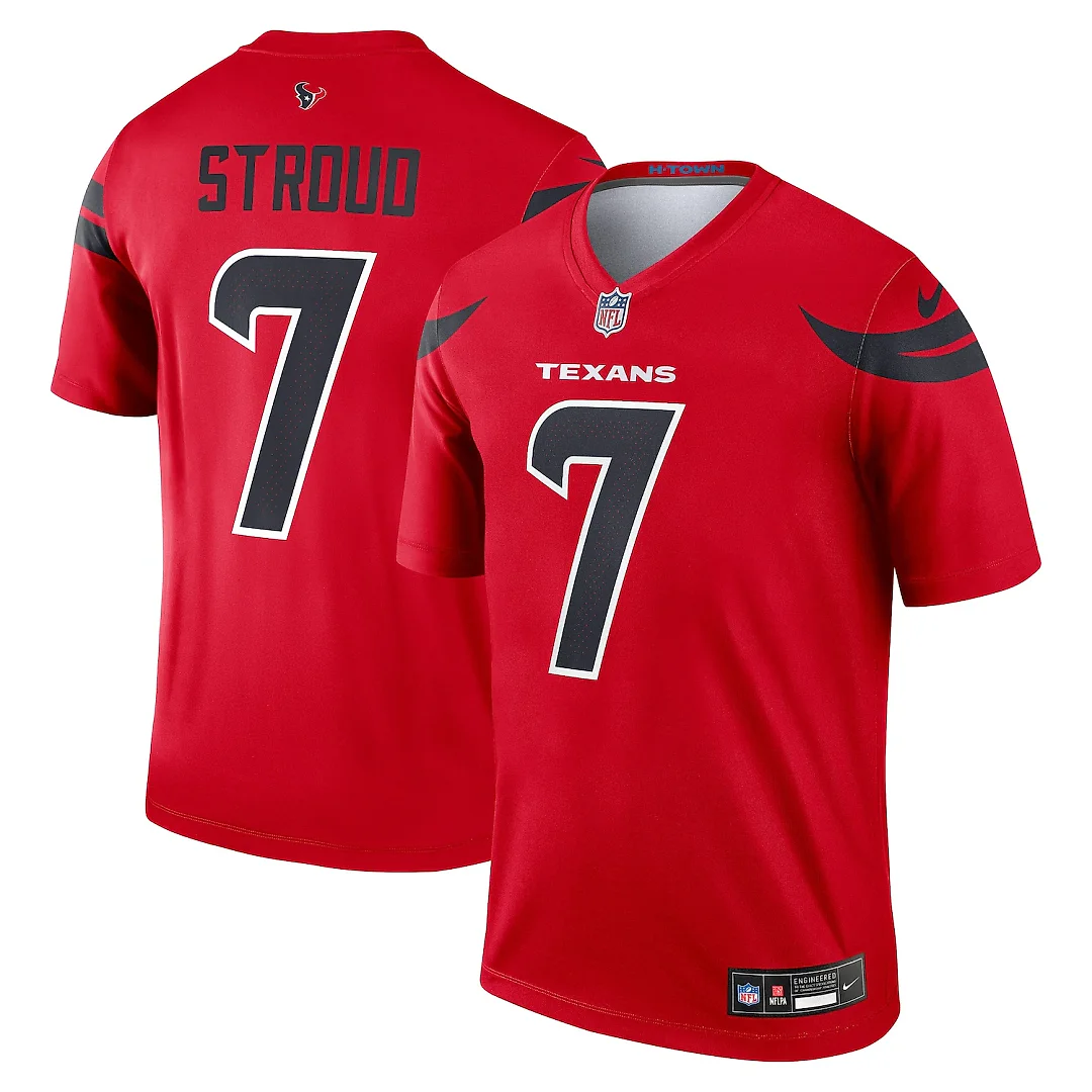 Zennovawear C.J. Stroud Houston Texans Legend Player Performance Top - Red