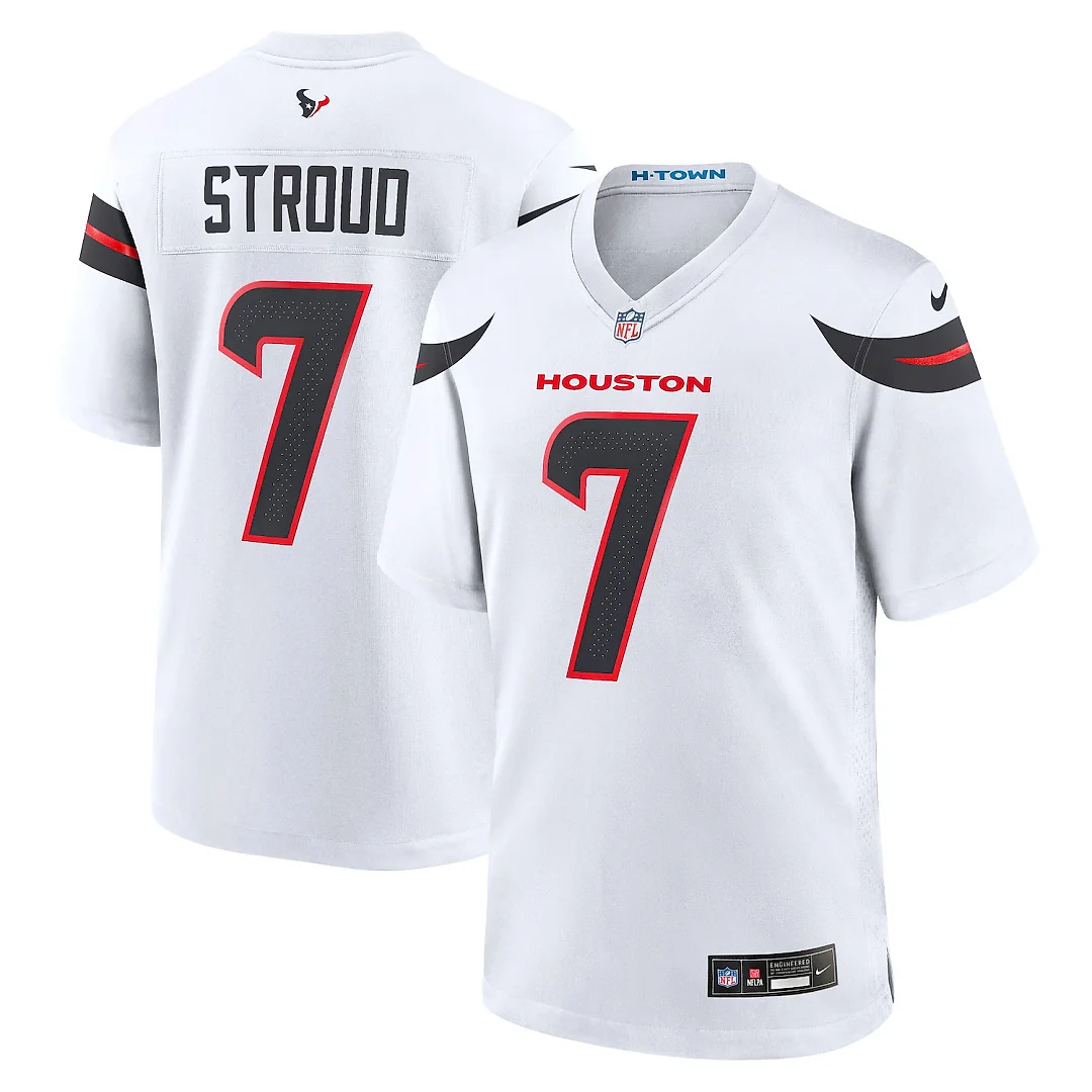 Zennovawear C.J. Stroud Houston Texans Game Jersey - White