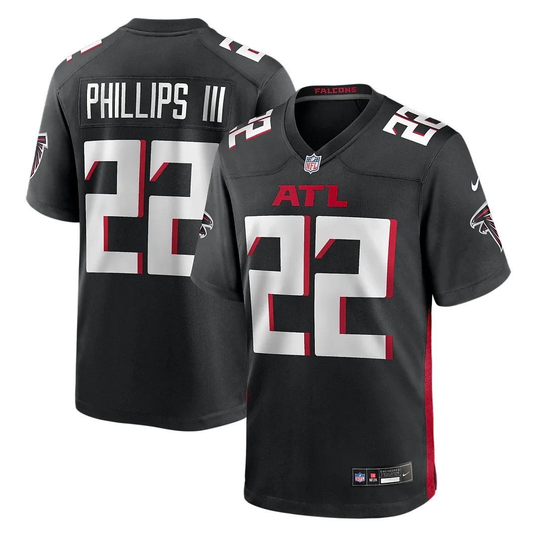 Zennovawear Clark Phillips III Atlanta Falcons Team Game Jersey - Black