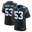 Zennovawear Claudin Cherelus Carolina Panthers Team Game Jersey - Black
