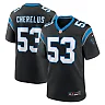 Zennovawear Claudin Cherelus Carolina Panthers Team Game Jersey - Black