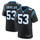 Zennovawear Claudin Cherelus Carolina Panthers Team Game Jersey - Black