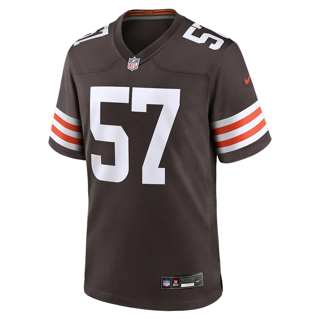 Zennovawear Clay Matthews Cleveland Browns Game Retired Player Jersey - Brown