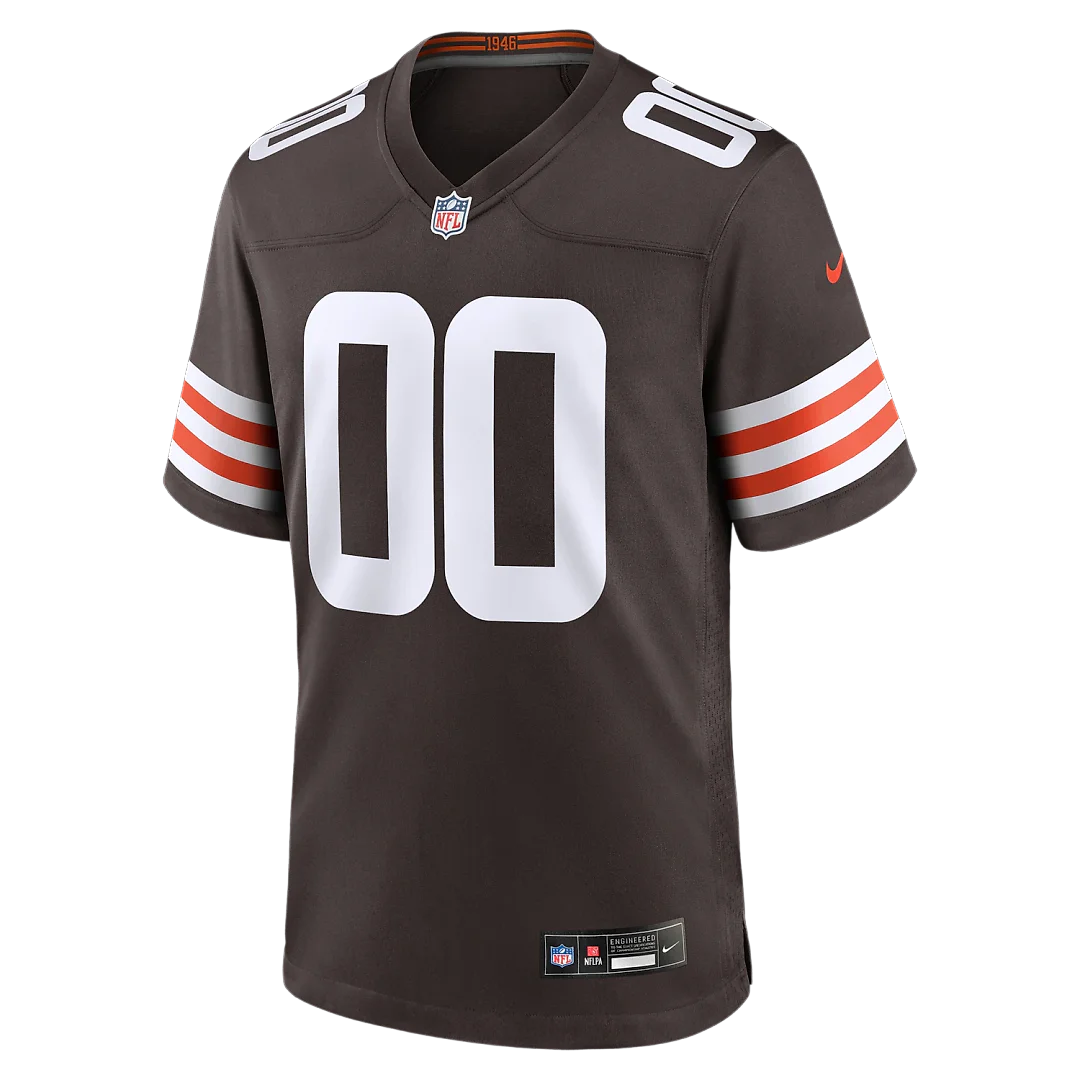Zennovawear Cleveland Browns Custom Game Jersey - Brown