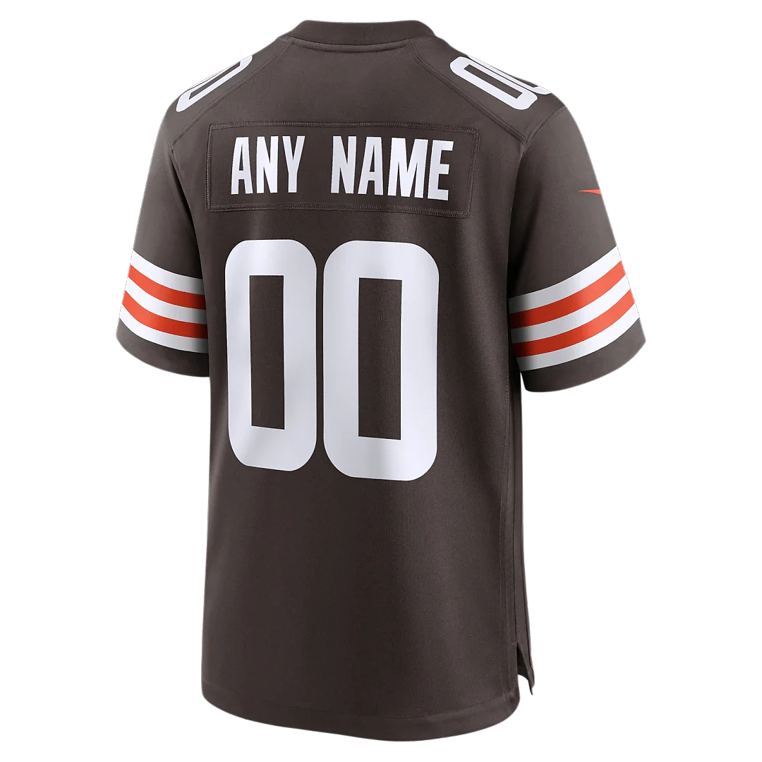 Zennovawear Cleveland Browns Custom Game Jersey - Brown