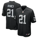 Zennovawear Cliff Branch Las Vegas Raiders Retired Player Game Jersey - Black