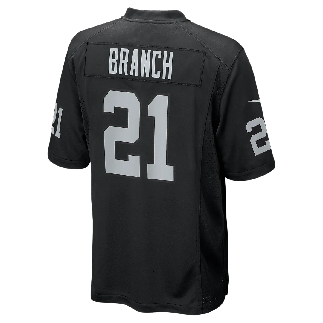 Zennovawear Cliff Branch Las Vegas Raiders Retired Player Game Jersey - Black