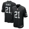 Zennovawear Cliff Branch Las Vegas Raiders Retired Player Game Jersey - Black