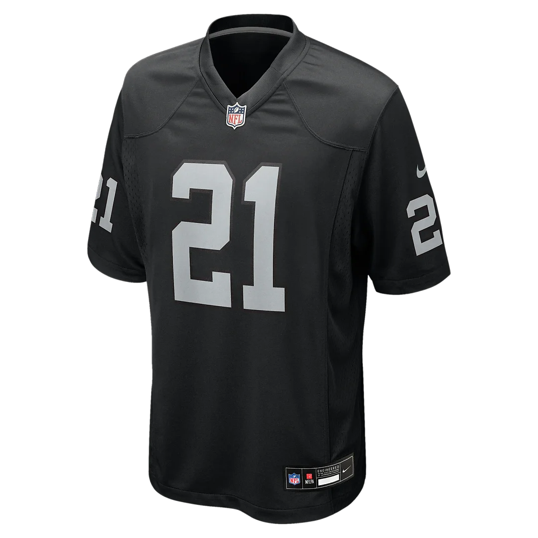 Zennovawear Cliff Branch Las Vegas Raiders Retired Player Game Jersey - Black