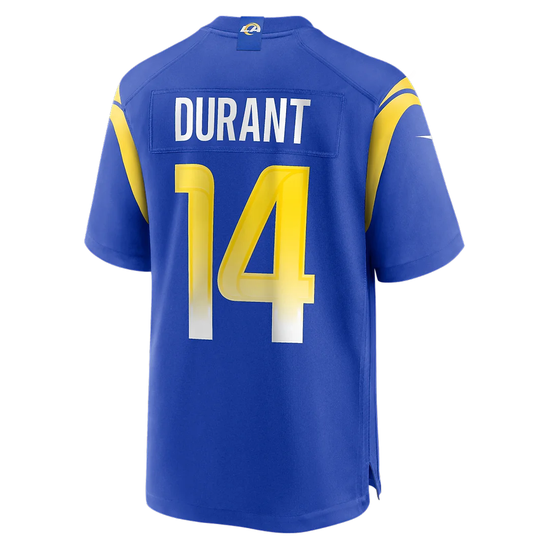 Zennovawear Cobie Durant Los Angeles Rams Game Player Jersey - Royal