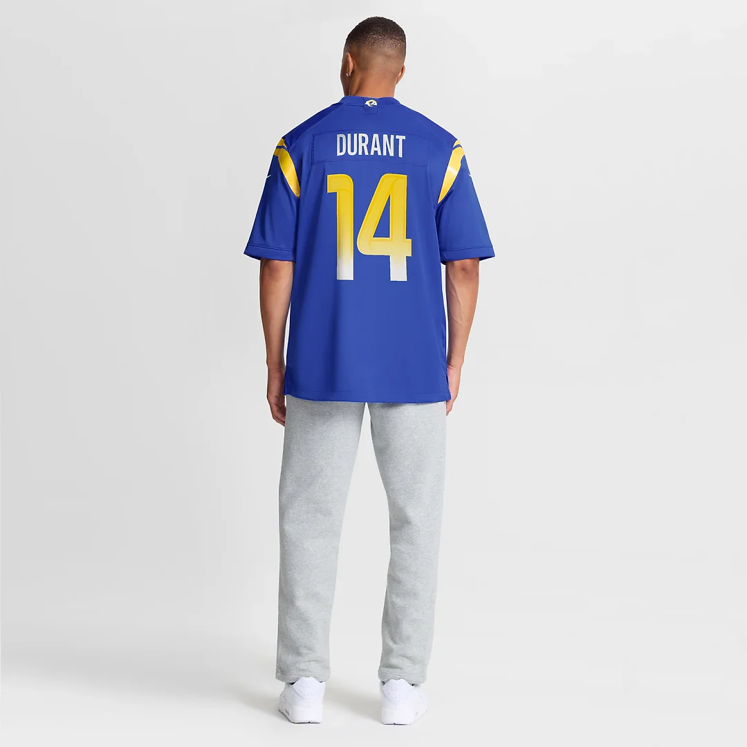 Zennovawear Cobie Durant Los Angeles Rams Game Player Jersey - Royal