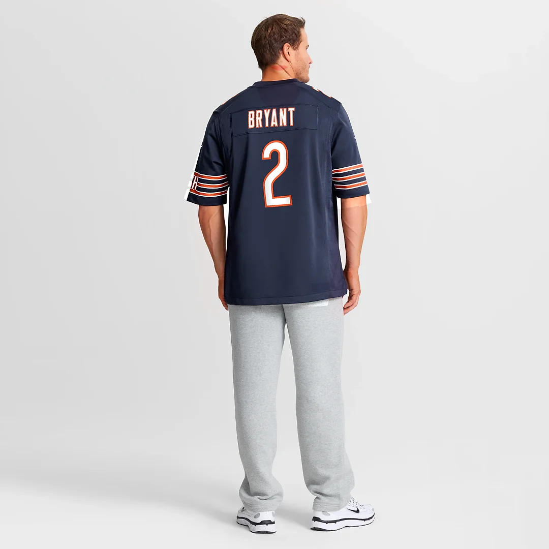 Zennovawear Coby Bryant Chicago Bears Team Game Jersey - Navy