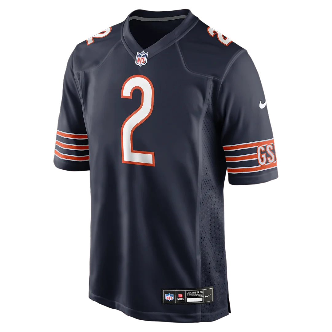 Zennovawear Coby Bryant Chicago Bears Team Game Jersey - Navy