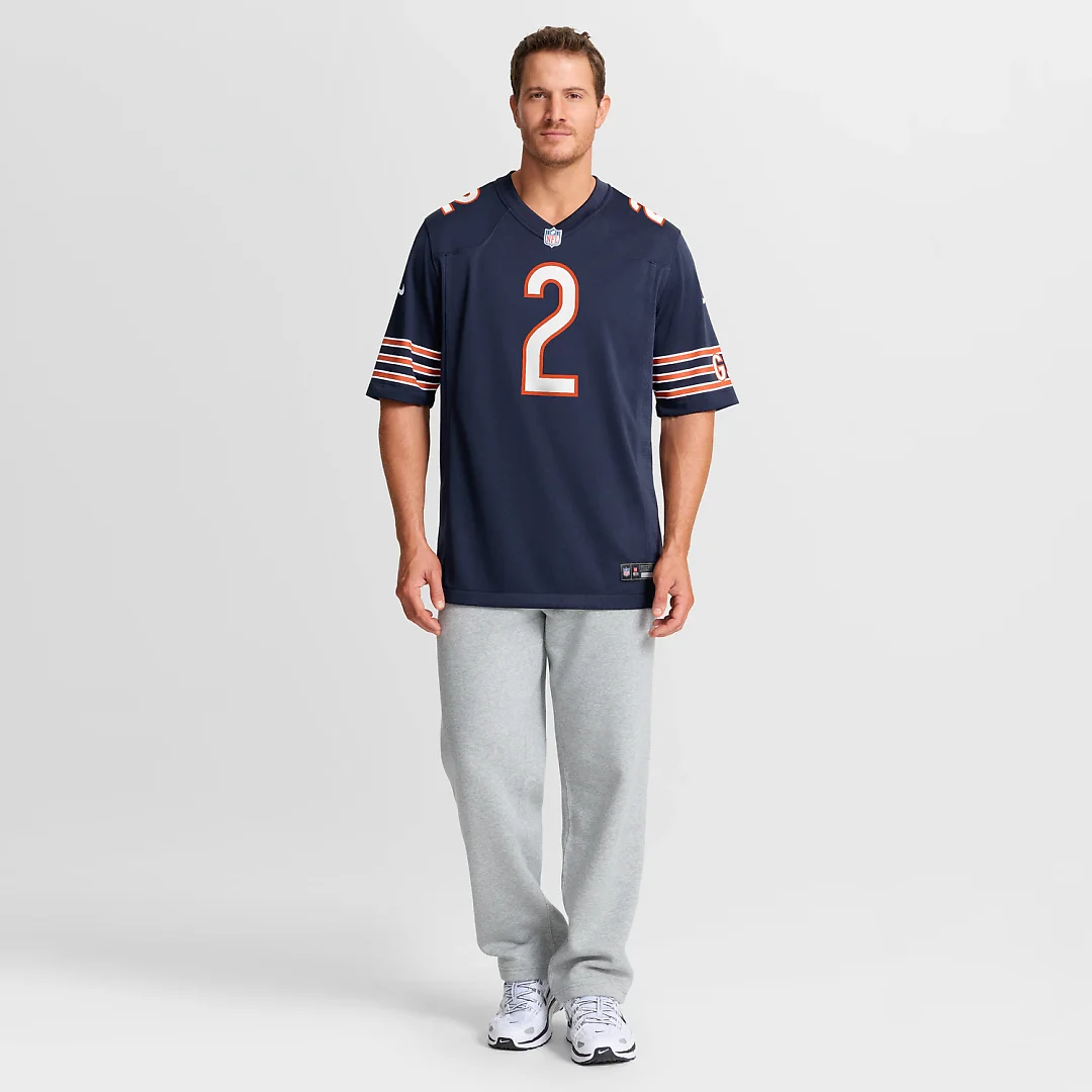 Zennovawear Coby Bryant Chicago Bears Team Game Jersey - Navy