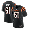 Zennovawear Cody Ford Cincinnati Bengals Game Jersey - Black