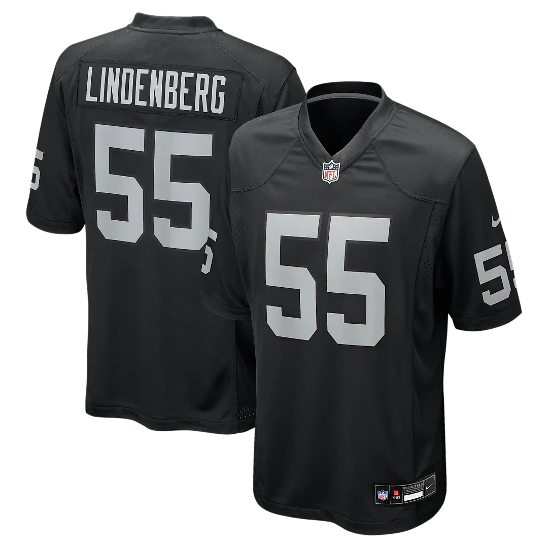 Zennovawear Cody Lindenberg Las Vegas Raiders Team Game Jersey - Black