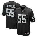 Zennovawear Cody Lindenberg Las Vegas Raiders Team Game Jersey - Black