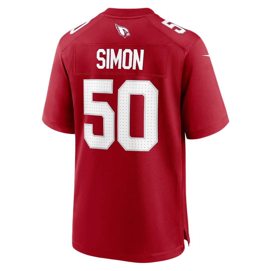 Zennovawear Cody Simon Arizona Cardinals Team Game Jersey - Cardinal