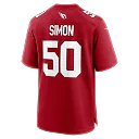 Zennovawear Cody Simon Arizona Cardinals Team Game Jersey - Cardinal