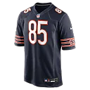 Zennovawear Cole Kmet Chicago Bears Player Game Jersey - Navy