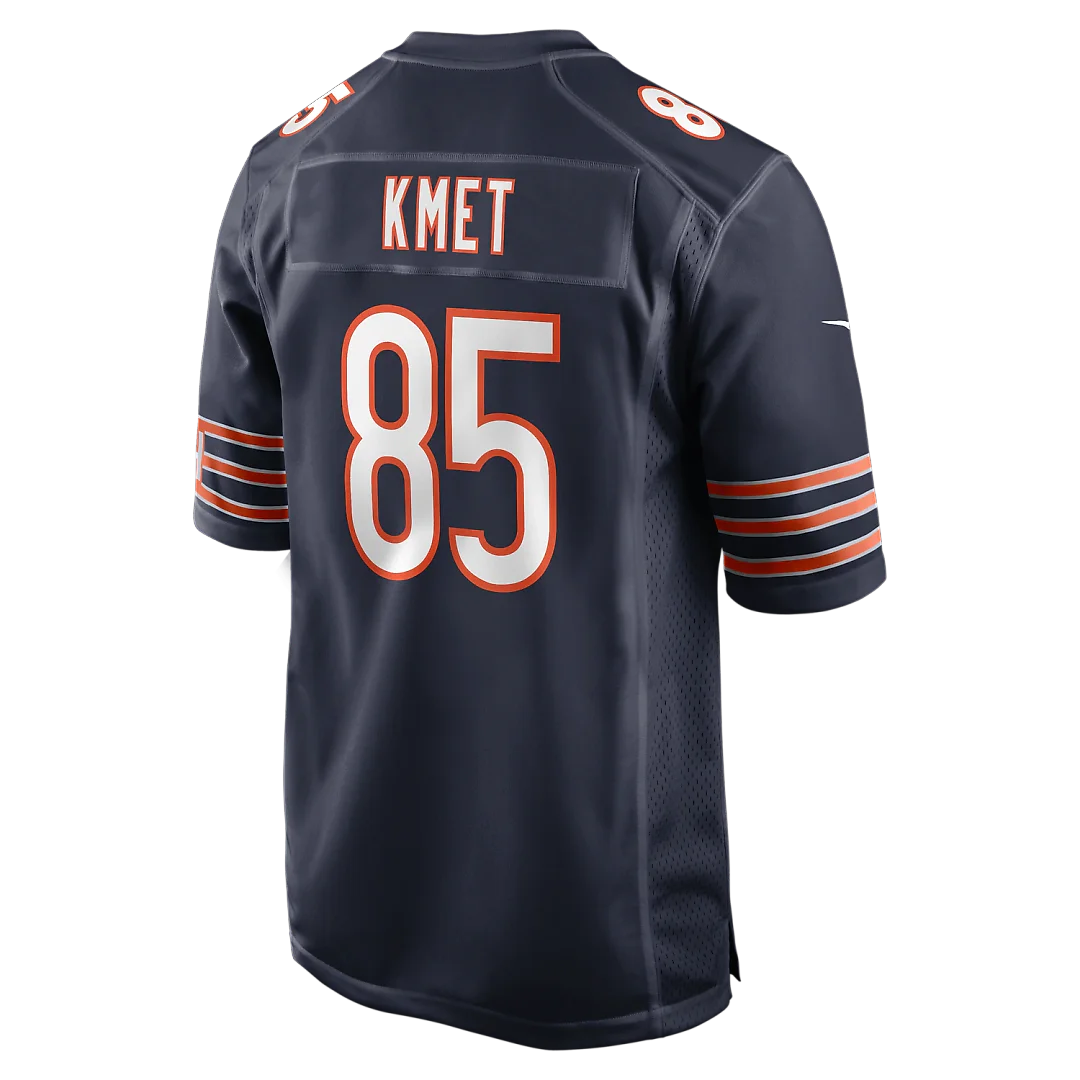 Zennovawear Cole Kmet Chicago Bears Player Game Jersey - Navy