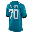 Zennovawear Cole Van Lanen Jacksonville Jaguars Game Player Jersey - Teal