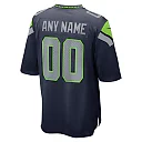 Zennovawear Seattle Seahawks Custom Game Jersey - College Navy