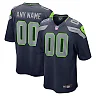 Zennovawear Seattle Seahawks Custom Game Jersey - College Navy