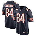Zennovawear Colston Loveland Chicago Bears Team Game Jersey - Navy