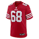 Zennovawear Colton McKivitz San Francisco 49ers Game Jersey - Scarlet