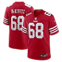 Zennovawear Colton McKivitz San Francisco 49ers Game Jersey - Scarlet