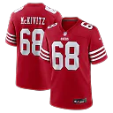 Zennovawear Colton McKivitz San Francisco 49ers Game Jersey - Scarlet