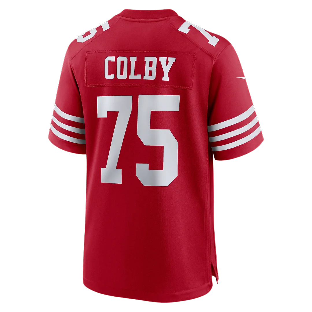 Zennovawear Connor Colby San Francisco 49ers Team Game Jersey - Scarlet
