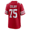 Zennovawear Connor Colby San Francisco 49ers Team Game Jersey - Scarlet