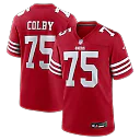 Zennovawear Connor Colby San Francisco 49ers Team Game Jersey - Scarlet