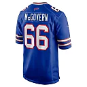 Zennovawear Connor McGovern Buffalo Bills Game Player Jersey - Royal