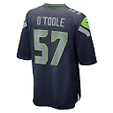 Zennovawear Connor O'Toole Seattle Seahawks Team Game Jersey - College Navy